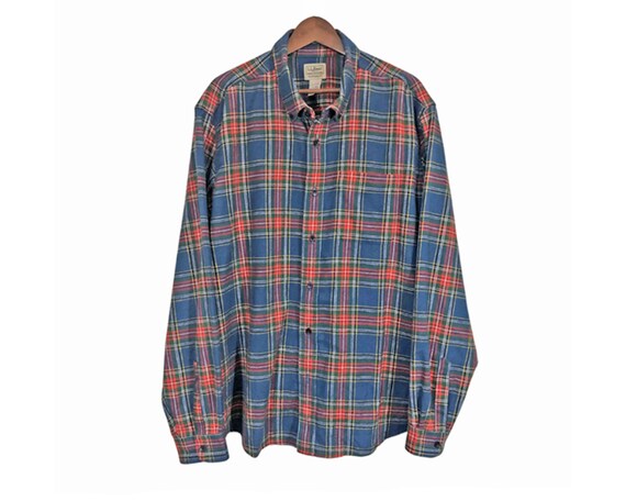 Ll bean mens plaid shirt Clearance