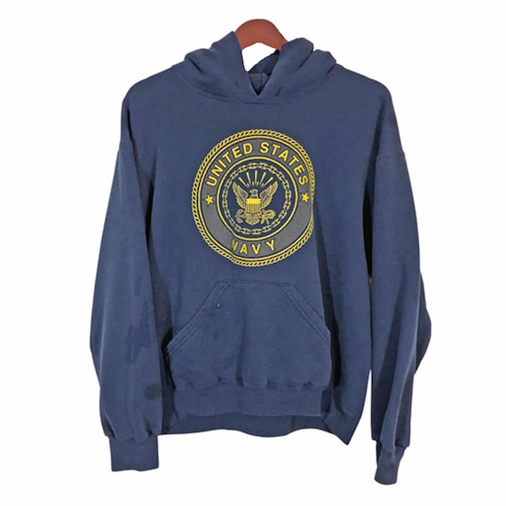 USA製 90s US NAVY Hoodie パーカー Size M UNITED STATES NAVY Vintage 90s Soffe Blue Hoodie Size M