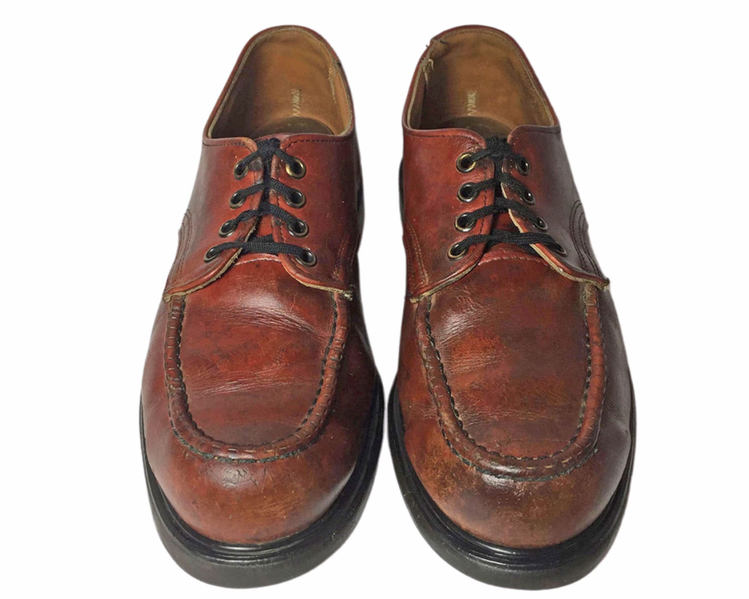 Estate Ud over Grav RED WING® POSTMAN Brown Leather Men's Shoes Size 9 - Etsy