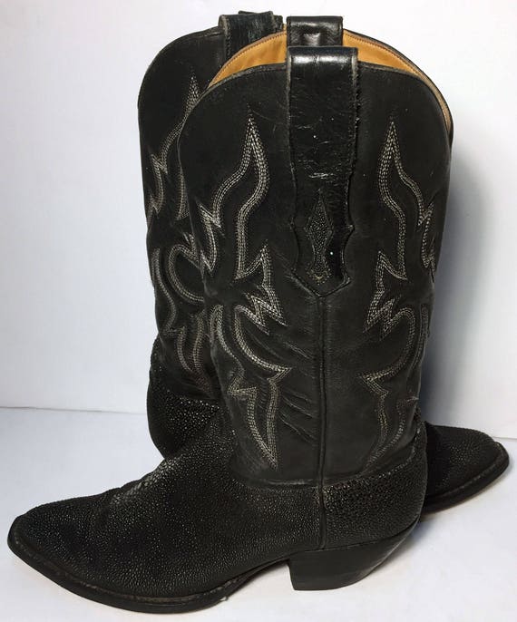 Taille 7 B cuir noir galuchat exotique Cowboy Cowgirl bottes Western pour femme | De Fin D'année Bonnes Affaires Vente
Taille 7 B B B cuir noir galuchat exotique Cowboy Cowgirl bottes Western pour femme | De Fin D'année Bonnes Affaires Vente
f67693