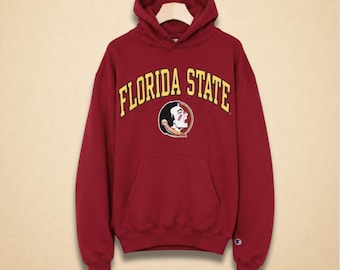 Vintage 200s Florida State Seminoles Red Champion Hoodie Size M