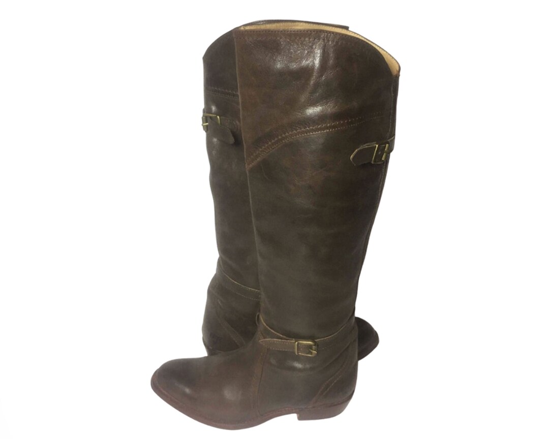 Frye Dorado Leather Riding Boots Frye Dorado Leather Riding Boots Women Size 8 display picture 1