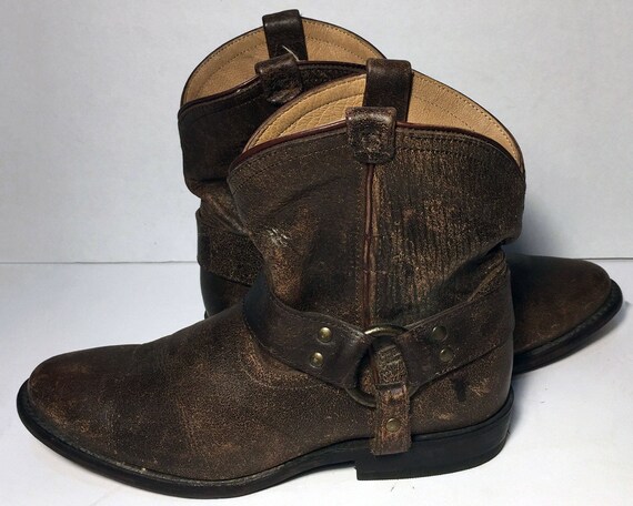 frye wyatt harness short boot