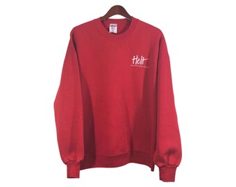 Vintage Holt International Children's Service Red Sweatshirt Size XL