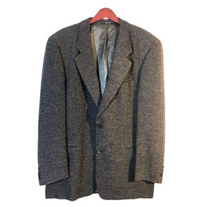 HUGO BOSS GALILEI Gray Wool 2 Buttons Sport Coat Size 46 T