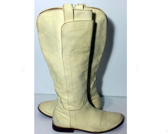 off white biker boots