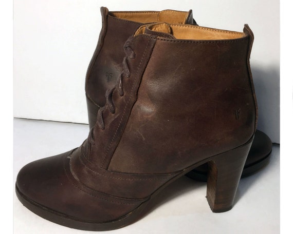 frye lace up ankle boots