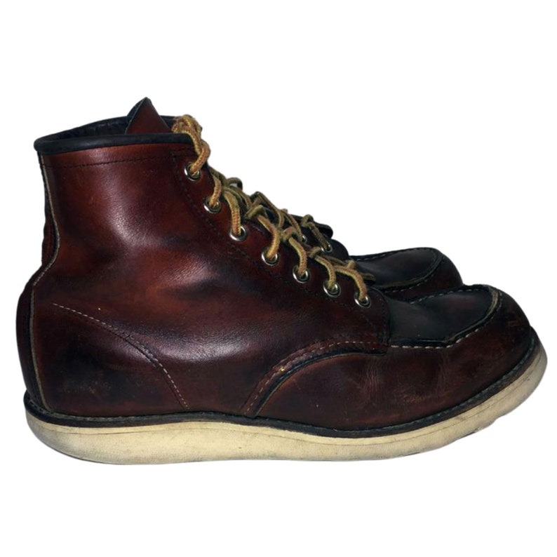 RED WING® 875 BROWN Leather Lace up Boots Men's Size 9 D - Etsy