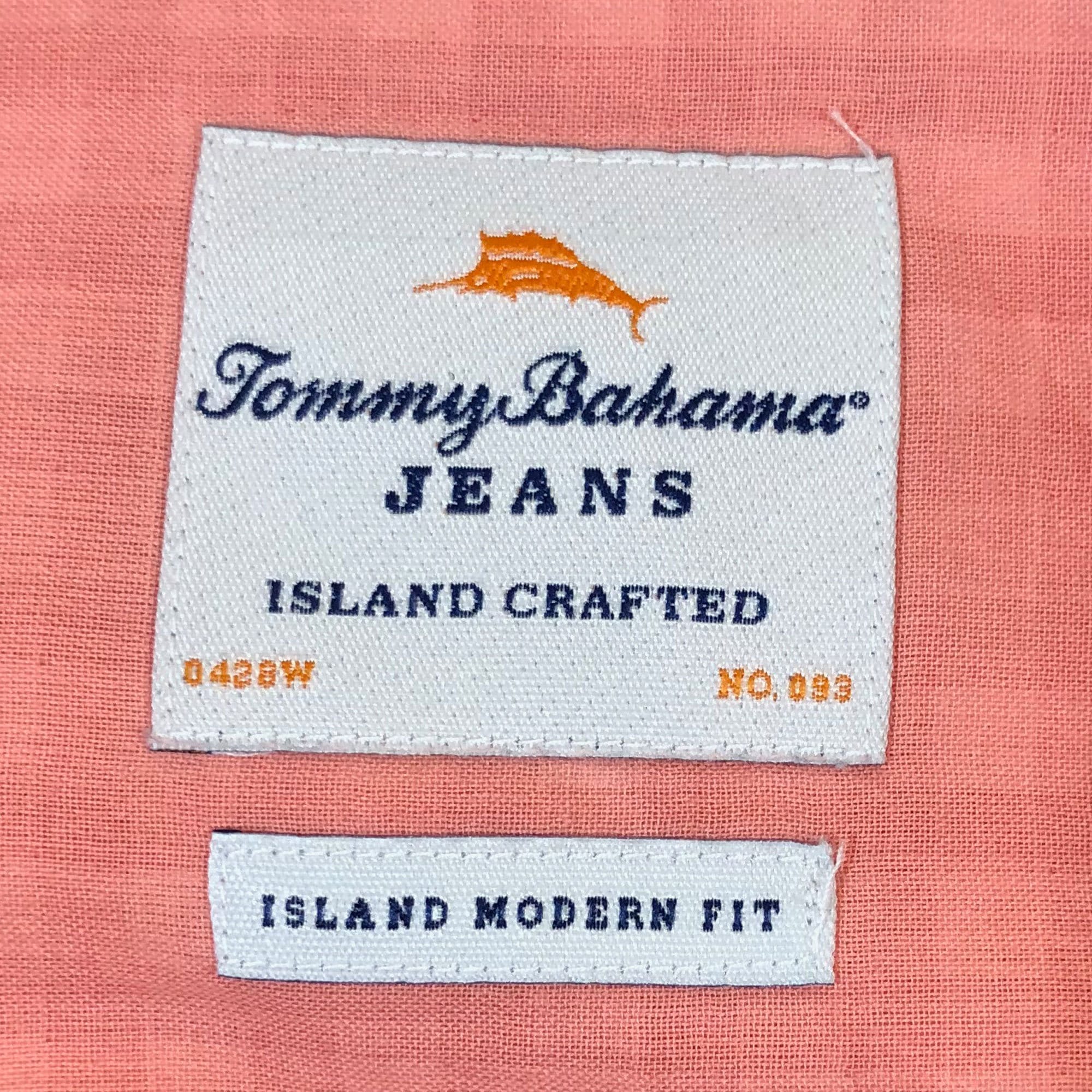 TOMMY BAHAMA Red Gingham Short Sleeve Shirt Men's Size M - Etsy