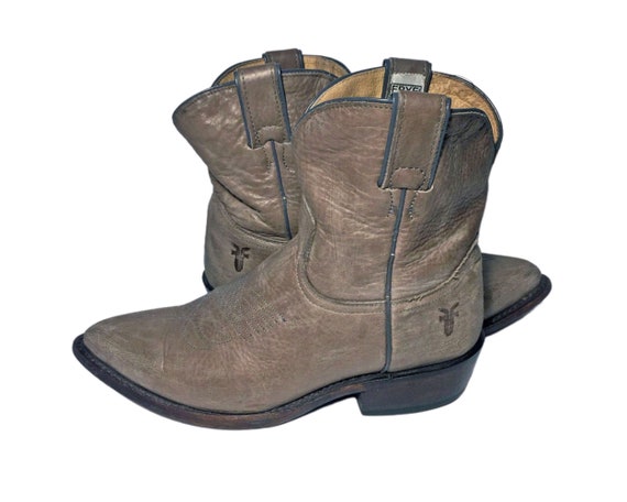 frye western ankle boots