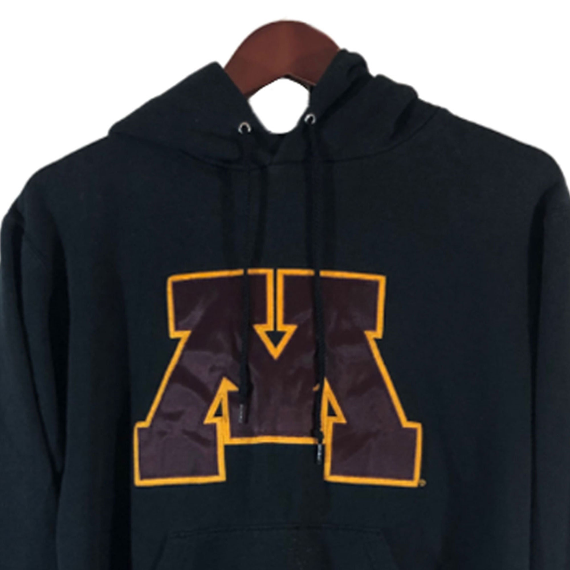 University of Minnesota Black Embroidered Champion Hoodie Men s Size S