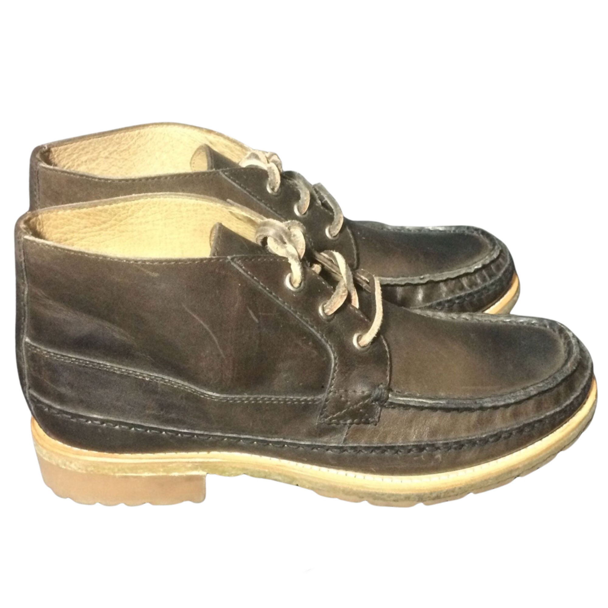 Men’s Frye Nolan Chukka boots size 9, medium Frye Nolan # 87861 Lace Up Brown Leather Men Boot SZ# 11D | eBay main image 2