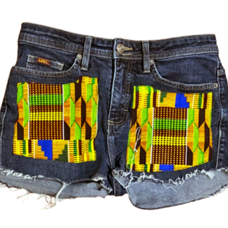 African Shorts Blue main image 0