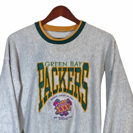 GREEN BAY PACKERS Super Bowl 31 Gray Embroidered … - image 2