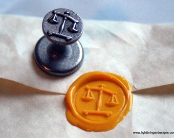 Scales of Justice/Libra Wax Seal