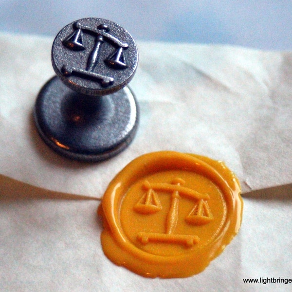 buy old stamp paper online Scales of Justice/Libra Wax Seal