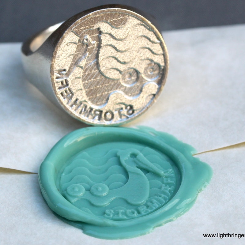 Custom Signet Ring - Etsy