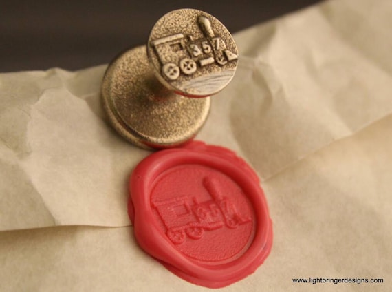 Locomotive Wax Seal for Christmas/Holiday Cards