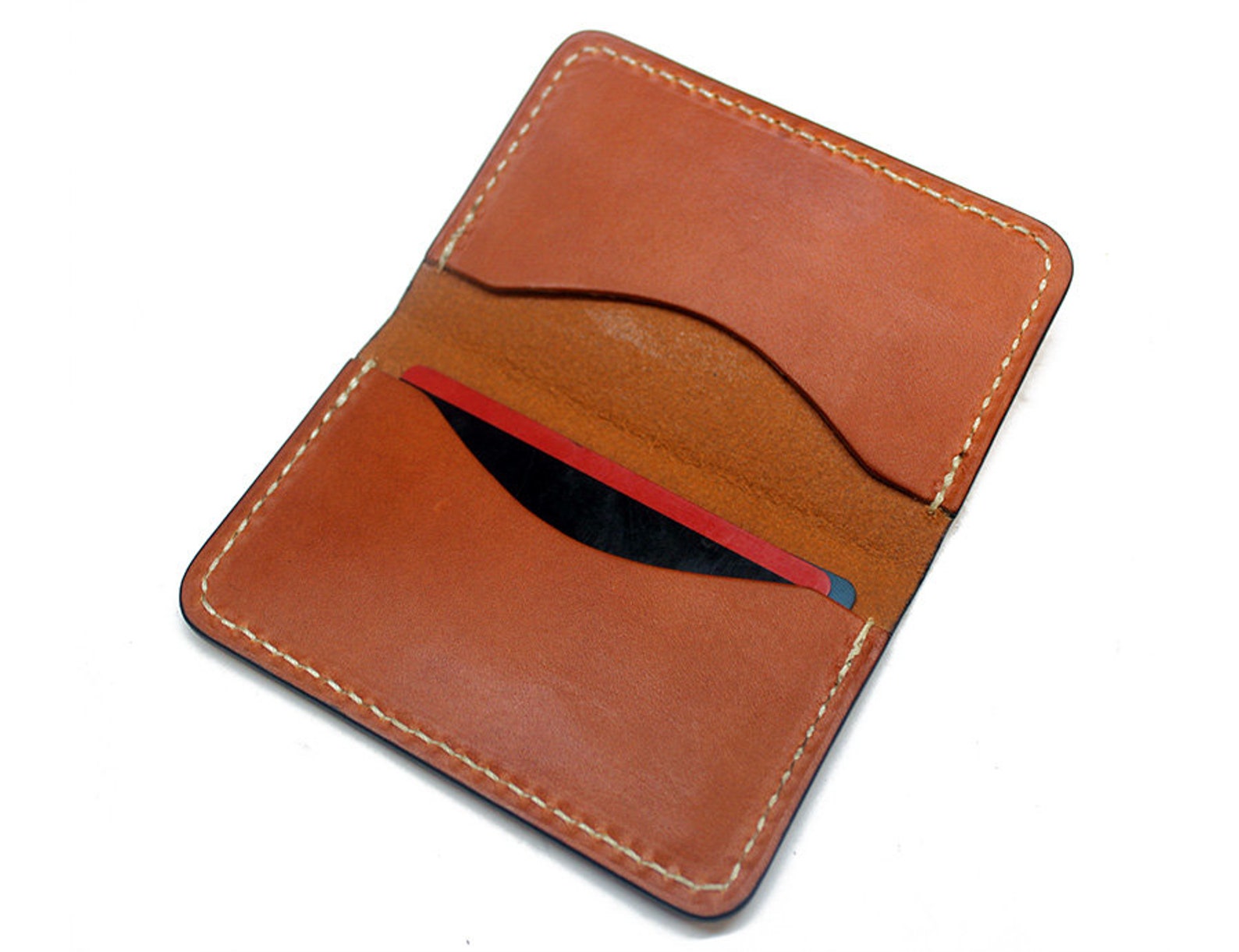 Leather Business Card Holder Leather Business Card Case Etsy