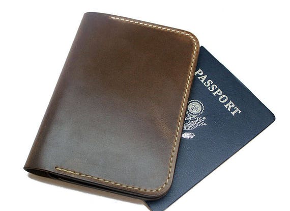 Boulevard Leather Passport Holder