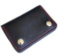 Chain wallet, biker wallet, mens leather wallet, small biker wallet, snap wallet, leather wallet, card wallet, bifold, Made in USA