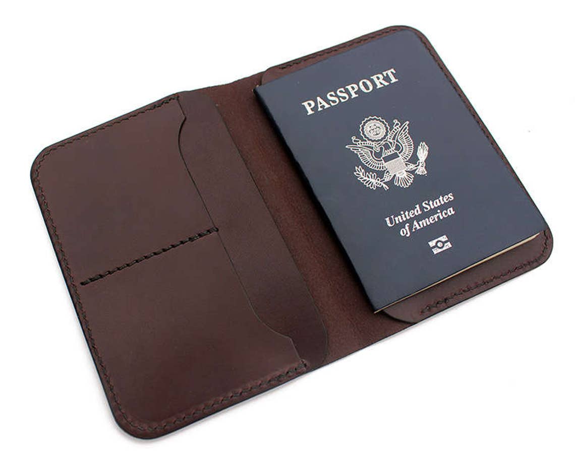 Leather Passport Holder Leather Passport Wallet Passport Etsy Canada