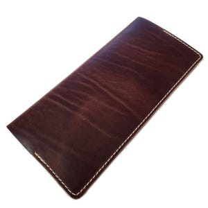 Handgefertigte Tally-Bucheinband aus Leder, Tally-Notebook-Cover, Vollnarbenleder-Tally-Rekord-Bucheinband