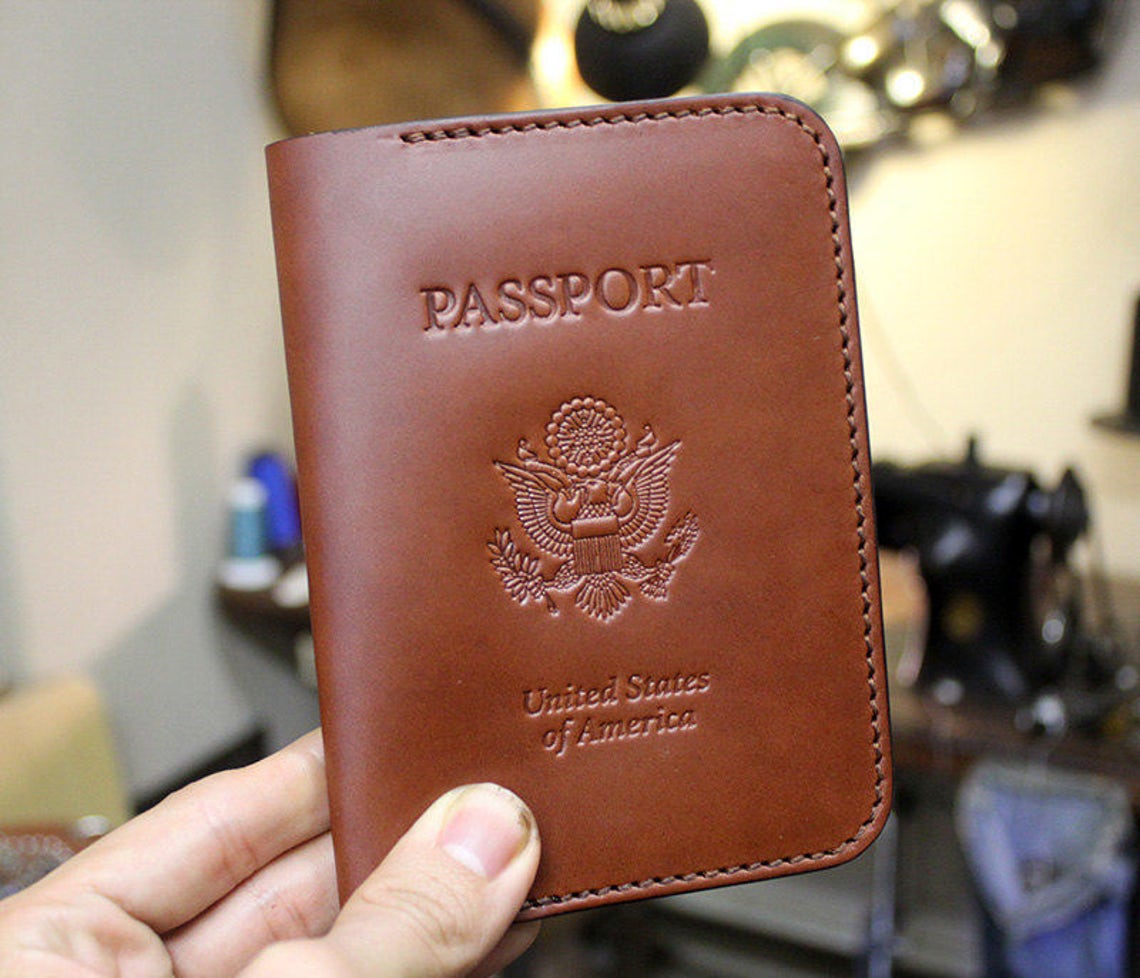 Leather Passport Holder Leather Passport Wallet Passport Etsy Canada