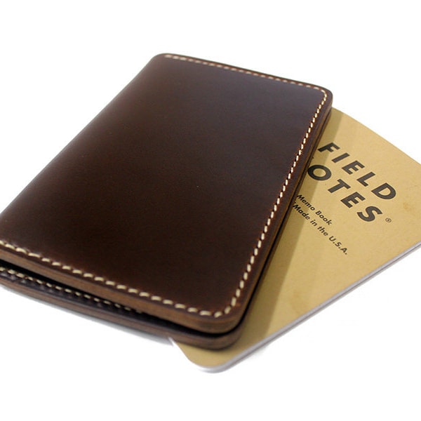 Horween Chromexcel Leather Field Notes Cover: Handmade Notebook Journal