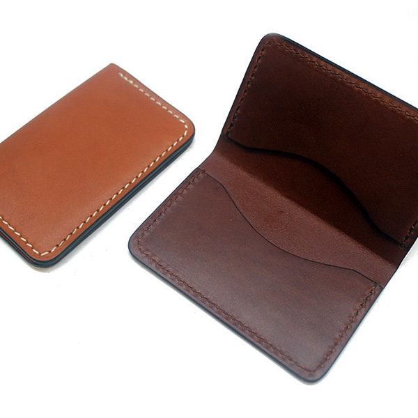 Leather business card holder, leather business card case, personalized business card holder, business card wallet, credit card case