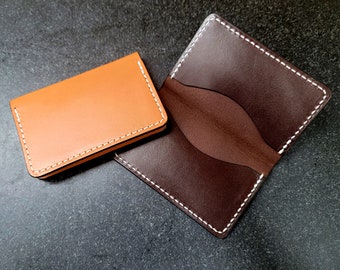 Leather business card holder, leather business card case, personalized business card holder, business card wallet, credit card case