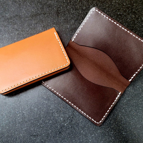 Leather business card holder, leather business card case, personalized business card holder, business card wallet, credit card case