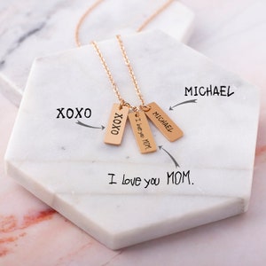 Persoonlijke Script Ketting Naam Geschreven Charm Drop Bengelen Aangepaste Verticale Ketting Hand Schrijven Geschenken Werkelijke Hand Schrijven Keepsake Gift