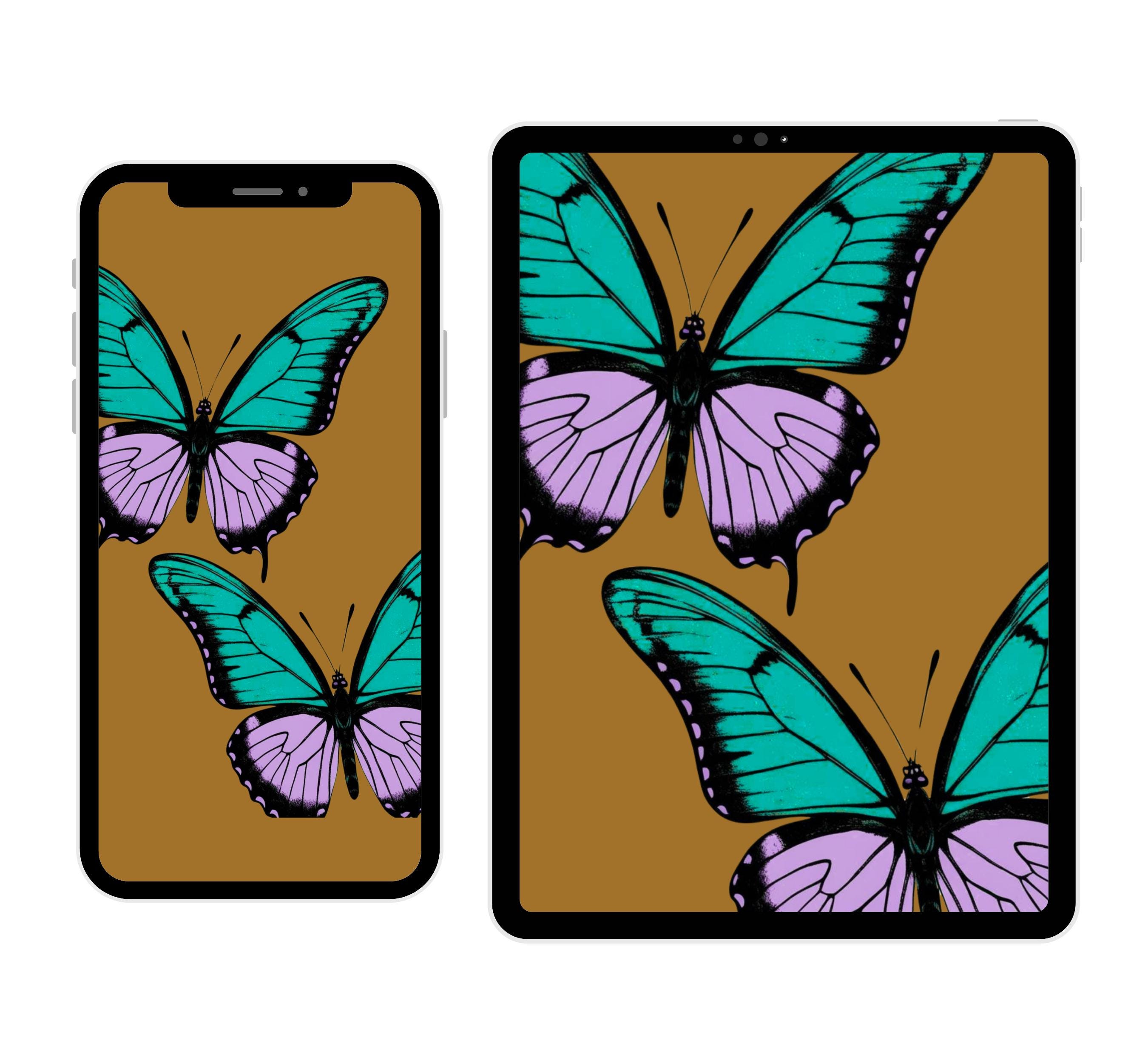 Butterfly Wallpaper Bundle | Digital Download | Screensaver | Butterfly ...