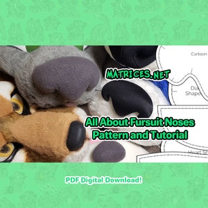 Pattern and Tutorial: All About Fursuit Noses image 1