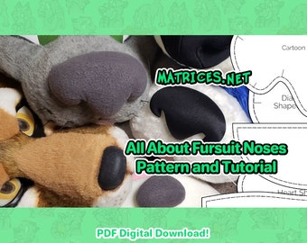 Pattern and Tutorial: All About Fursuit Noses