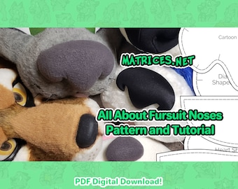 Modello e tutorial: tutto sui nasi dei fursuit