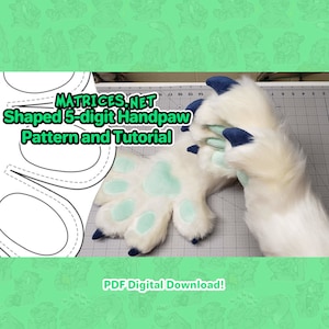 Pattern and Tutorial: Shaped 5-digit Handpaws