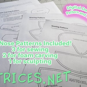 Pattern and Tutorial: All About Fursuit Noses image 4