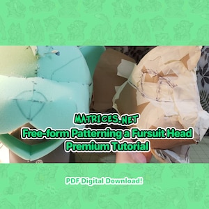 Premium Tutorial: Free-form Patterning a Fursuit Head