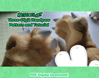 Modello e tutorial: zampe a 3 cifre con grandi artigli!