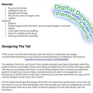 Premium Tutorial: Prehensile Tail Technique for Fursuits image 3