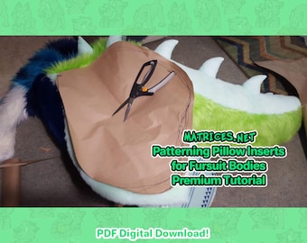 Premium Tutorial: Patterning Pillow Inserts for Fursuit Bodies