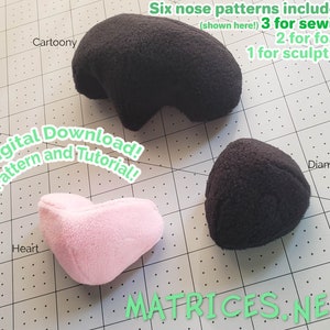 Pattern and Tutorial: All About Fursuit Noses image 3