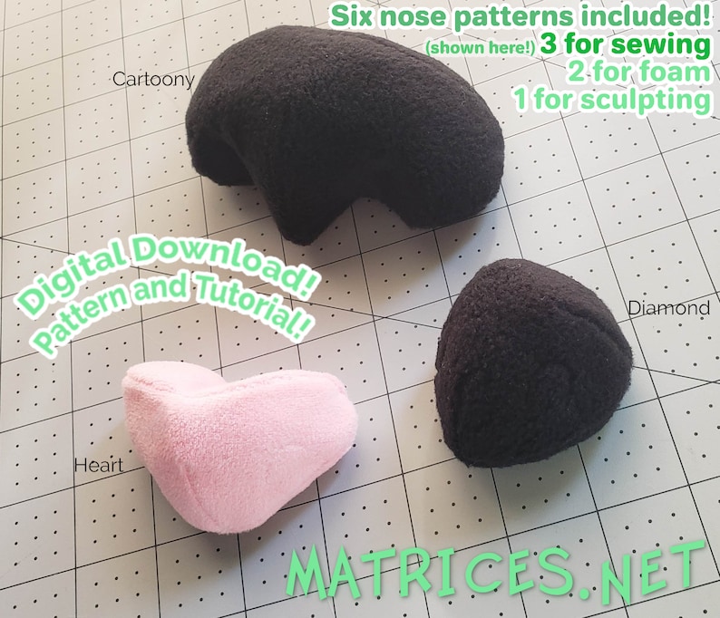 Pattern and Tutorial: All About Fursuit Noses image 3