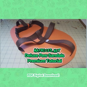 Premium Tutorial: Deluxe Paw Sandals for fursuit costumes