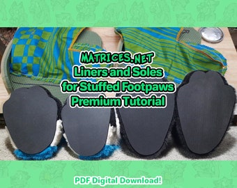 Premium Tutorial: Creating Liners and Soles for Stuffed Footpaws