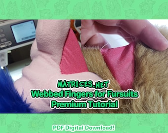 Tutorial Premium: Dita palmate per costumi fursuit
