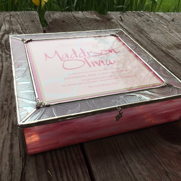 Glass Keepsake Box Etsy