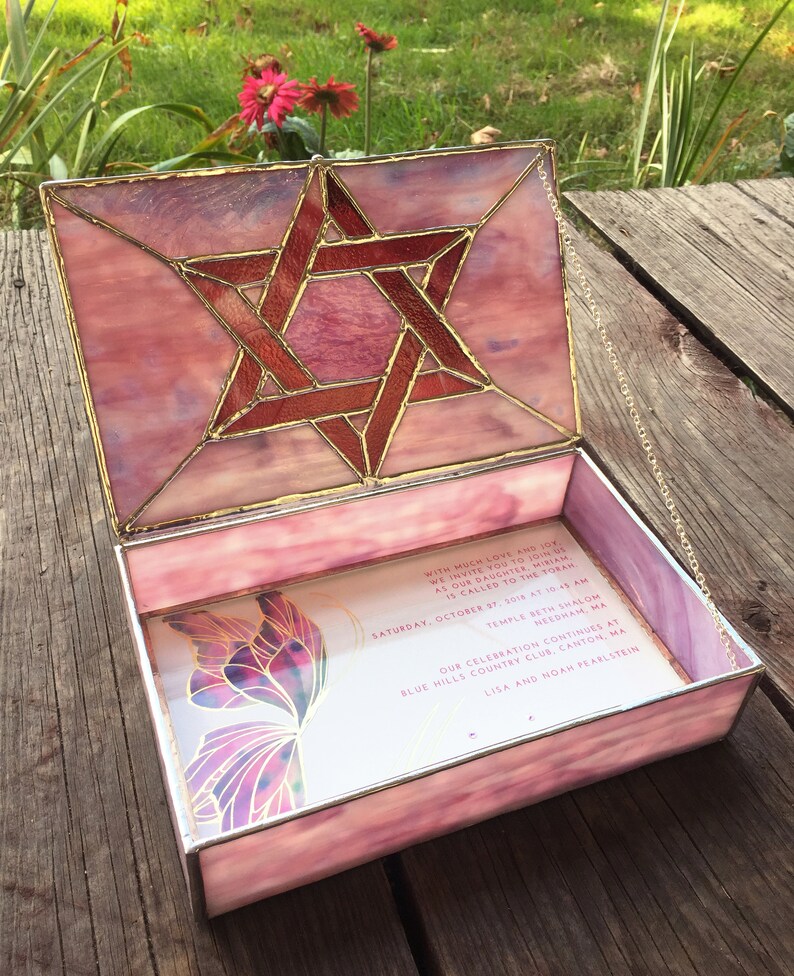 Star of David Keepsake Box, Magen Box - Bar Mitzvah - Bat Mitzvah ...